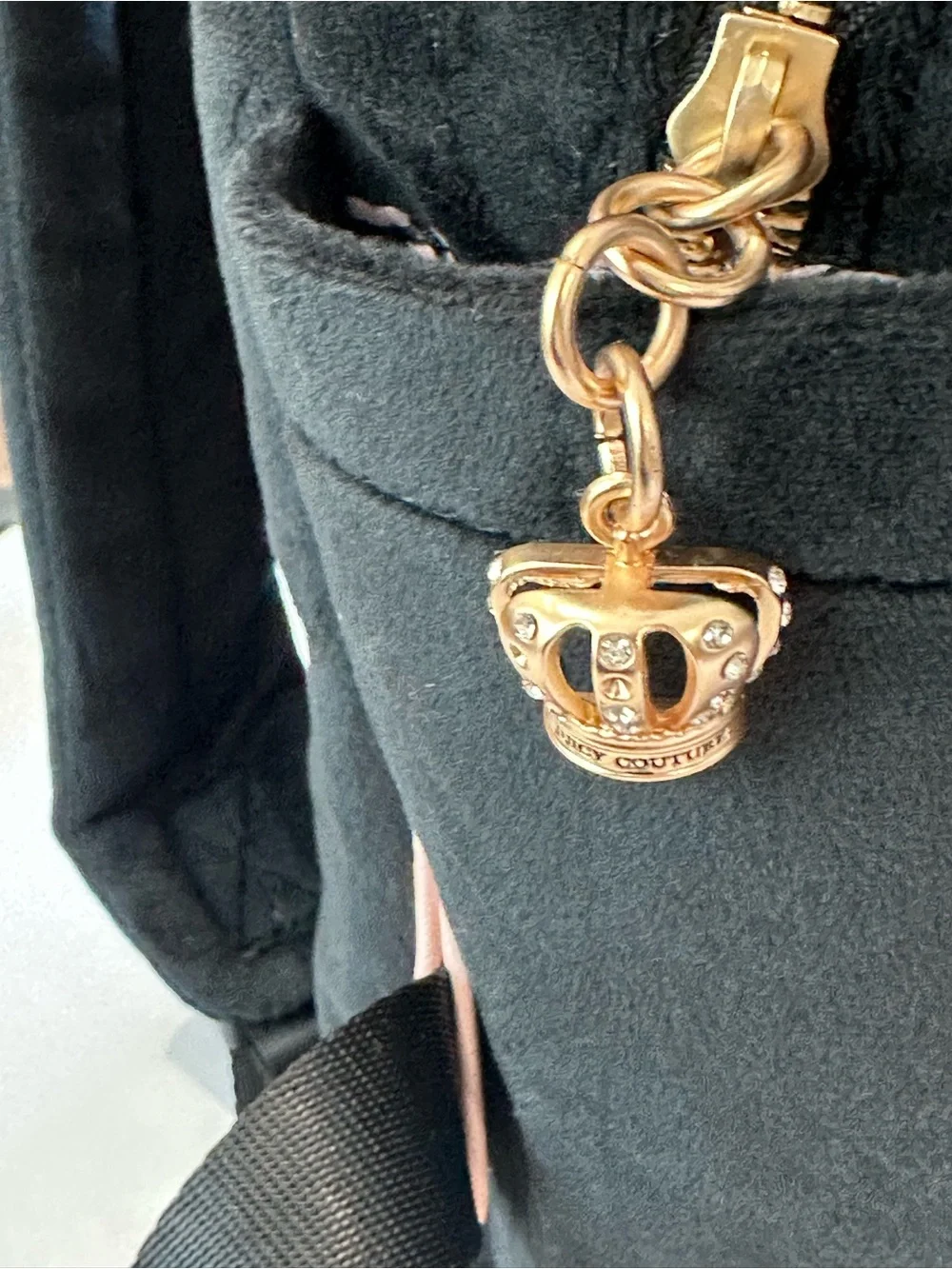 Juicy Couture black velvet